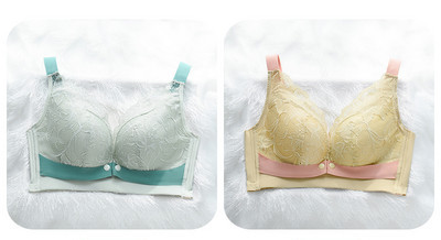 Sieviešu mežģīņu krūšturis ar platu siksnu barošanai