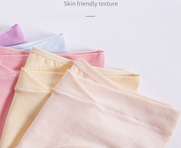 Kokvilnas biksītes ar zemu vidukli — komplektā pa 3