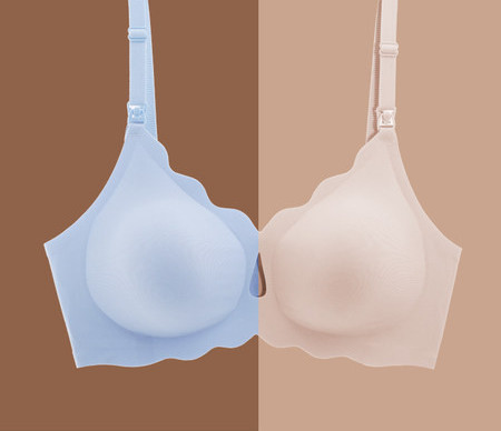 Bešavni grudnjak za dojilje s podesivim naramenicama 2 komada u kompletu