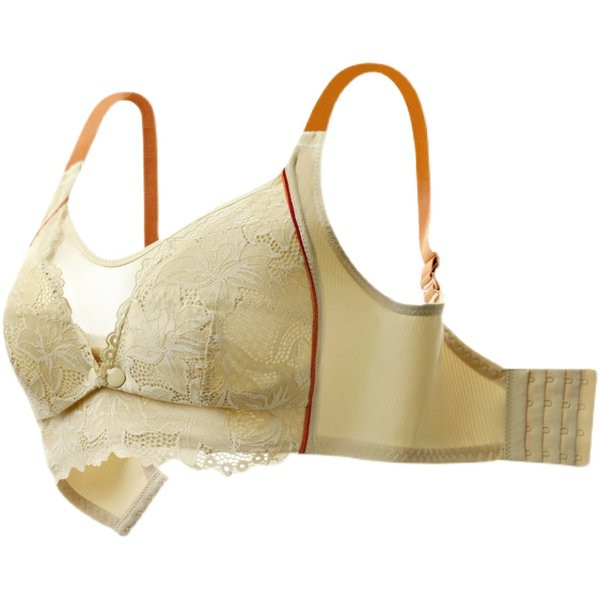 Mežģīņu krūšturis ar metāla aizdari barojošām māmiņām