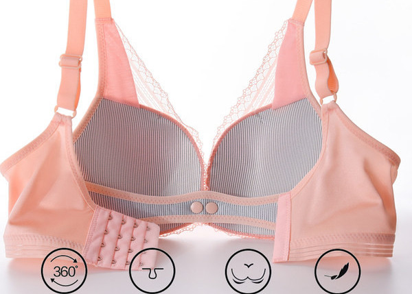 Mežģīņu krūšturis barošanai ar platām regulējamām lencēm