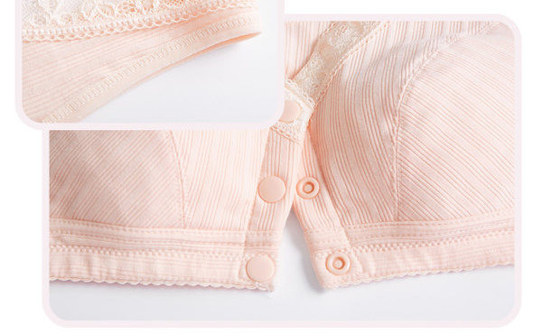 Σουτιέν τύπου μπουστάκι κατάλληλο για θηλασμό με κούμπωμα μπροστά 2 τεμάχια σε σετ