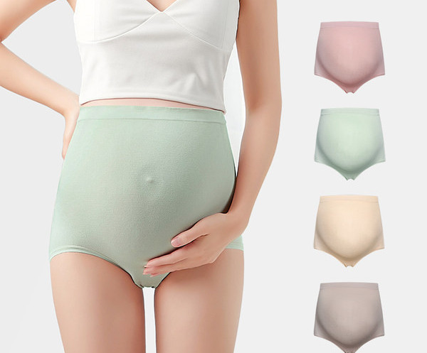 Μονόχρωμο ψηλόμεσο εσώρουχο εγκυμοσύνης