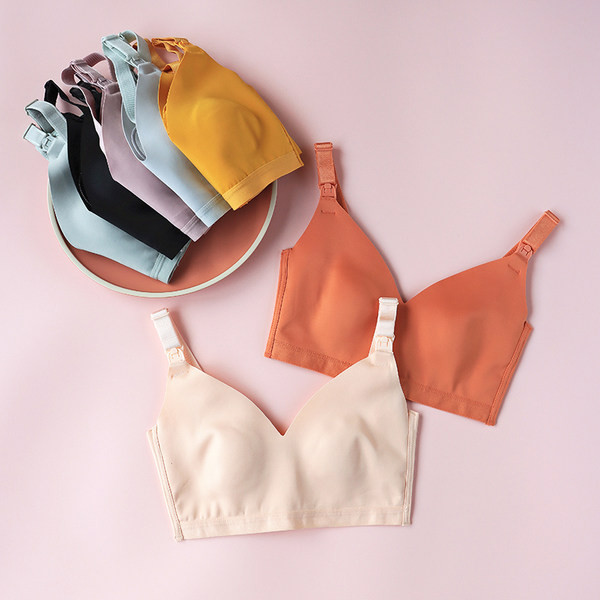 Bezšuvju krūšturis barošanai ar regulējamām lencēm