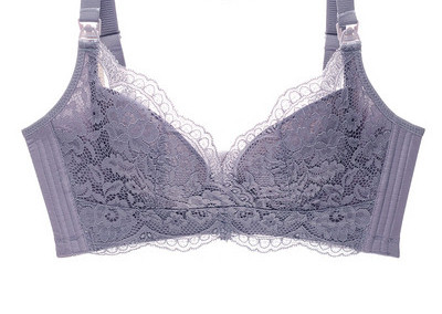 Sieviešu mežģīņu krūšturis barošanai ar regulējamām lencēm