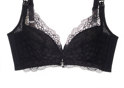 Sieviešu mežģīņu krūšturis barošanai ar regulējamām lencēm