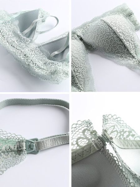 Trīsstūrveida kausa mežģīņu krūšturis grūtniecēm