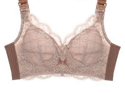 Mežģīņu krūšturis barošanai ar regulējamām lencēm un lenti