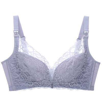 Jauna modeļa sieviešu mežģīņu krūšturis ar mīkstu kausu un metāla aizdari