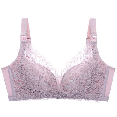 Jauna modeļa sieviešu mežģīņu krūšturis ar mīkstu kausu un metāla aizdari