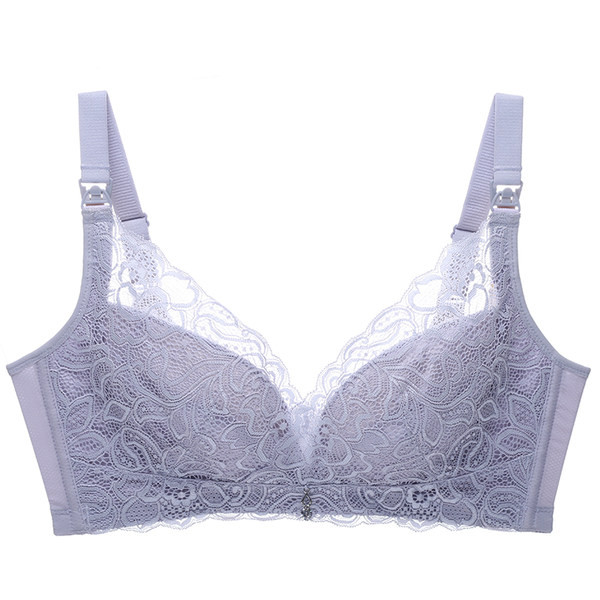 Jauna modeļa sieviešu mežģīņu krūšturis ar mīkstu kausu un metāla aizdari