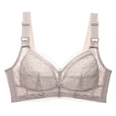 Sieviešu mežģīņu krūšturis ar mīkstu kausu - piemērots barojošām māmiņām