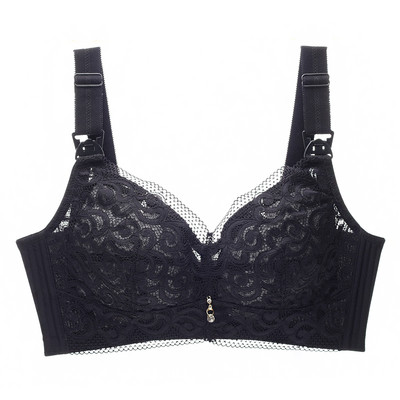 Sieviešu mežģīņu krūšturis ar mīkstu kausu - piemērots barojošām māmiņām