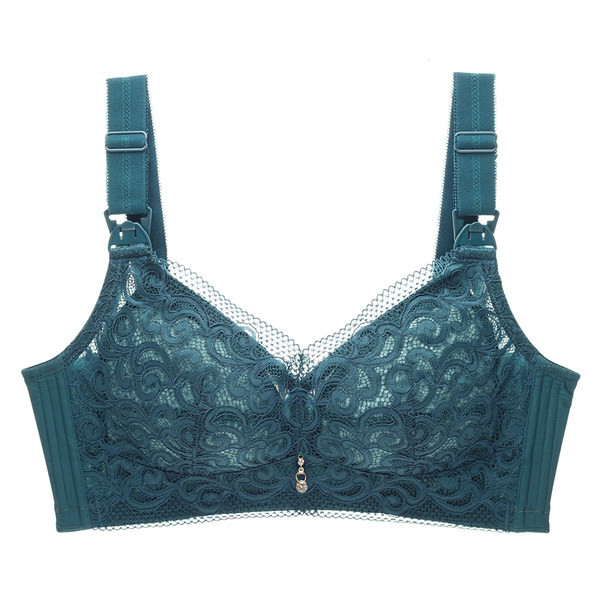 Sieviešu mežģīņu krūšturis ar mīkstu kausu - piemērots barojošām māmiņām