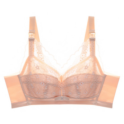 Sieviešu mežģīņu krūšturis, kas piemērots barojošām māmiņām - trīs krāsas