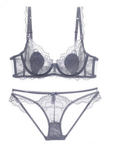 Σετ δύο τεμαχίων με μαλακό σουτιέν θηλασμού και δαντέλα