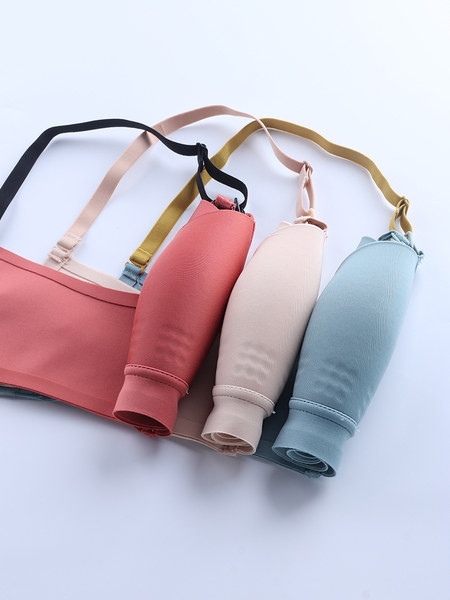 Sieviešu bezšuvju grūtnieču krūšturis ar regulējamām lencēm