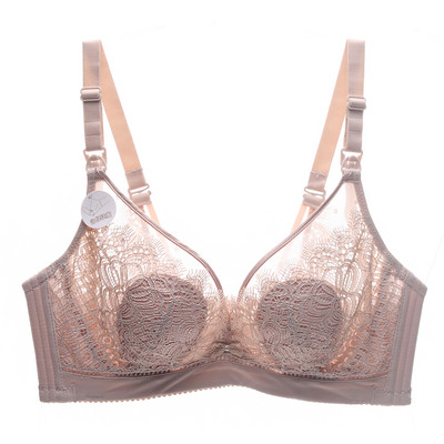 Sieviešu mežģīņu krūšturis ar mīkstu kausu - piemērots zīdīšanai