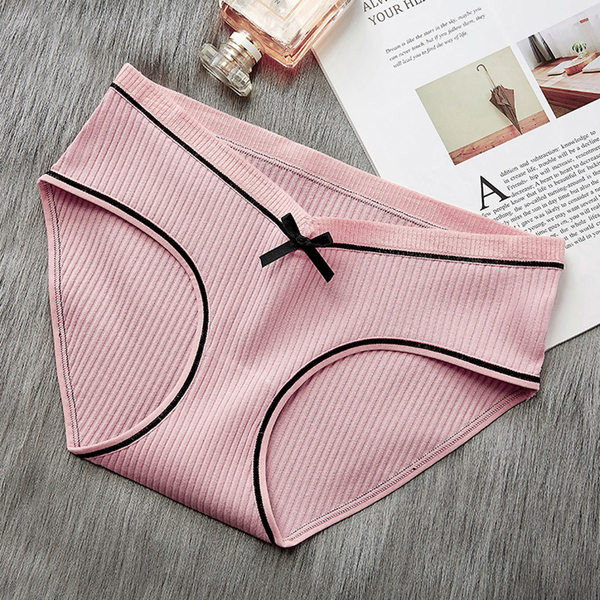 Kokvilnas grūtnieču biksītes ar zemu vidukli un lentīti