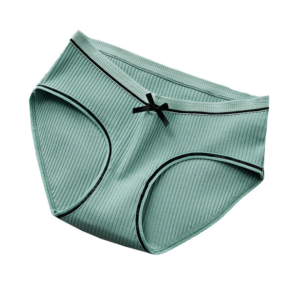 Kokvilnas grūtnieču biksītes ar zemu vidukli un lentīti