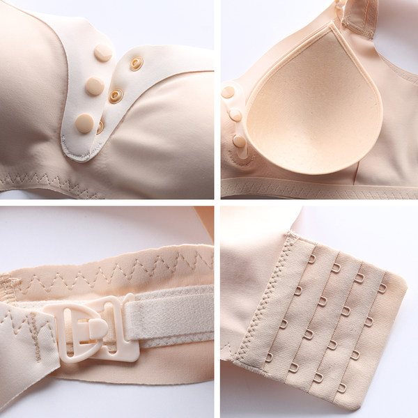 Bezšuvju krūšturis ar aizdari priekšpusē, piemērots zīdīšanai