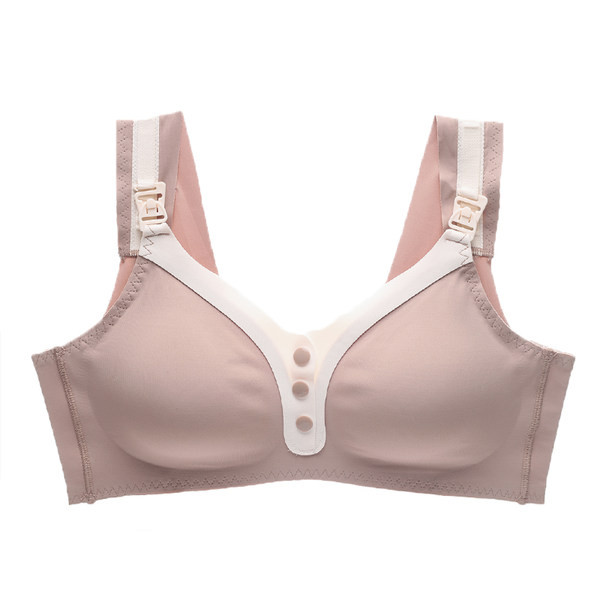 Bezšuvju krūšturis ar aizdari priekšpusē, piemērots zīdīšanai