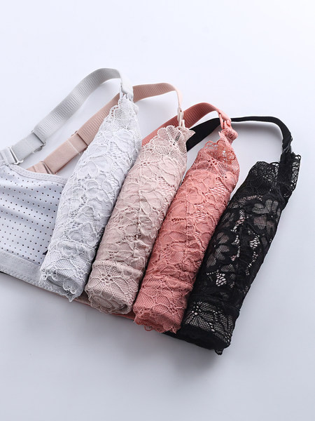 Sieviešu mežģīņu krūšturis ar regulējamām lencēm - piemērots barojošām māmiņām