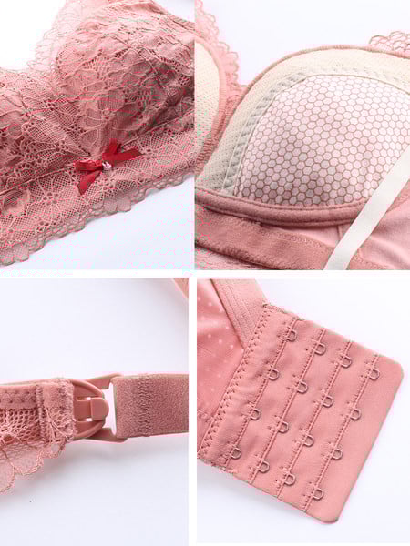 Sieviešu mežģīņu krūšturis ar regulējamām lencēm - piemērots barojošām māmiņām