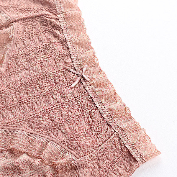 Mežģīņu biksītes ar augstu elastību, piemērotas pēcdzemdībām