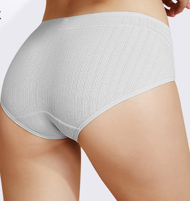 Kokvilnas grūtnieču biksītes ar zemu vidukli - komplektā 4