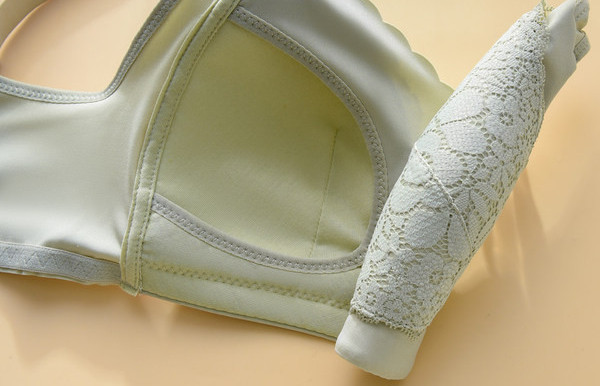 Δαντελωτό σουτιέν κατάλληλο για θηλασμό με κούμπωμα μπροστά