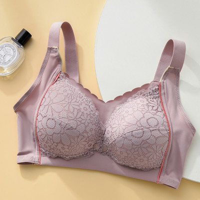 Sieviešu mežģīņu krūšturis ar regulējamām lencēm grūtniecēm