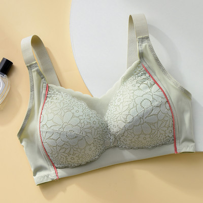 Sieviešu mežģīņu krūšturis ar regulējamām lencēm grūtniecēm