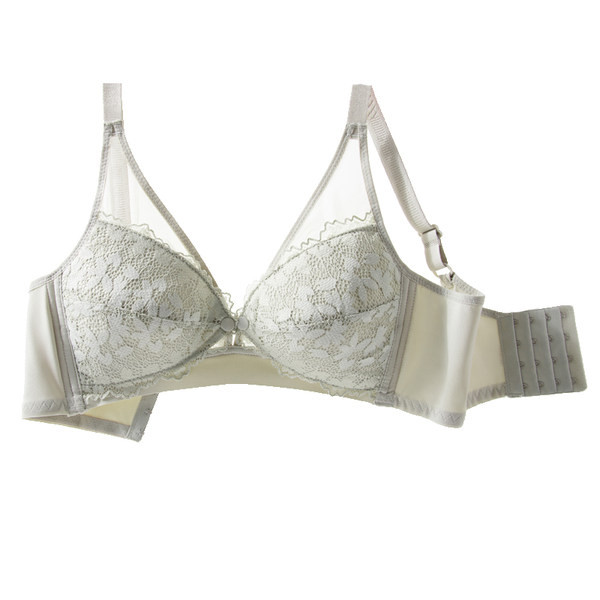 Trīs krāsu mežģīņu krūšturis