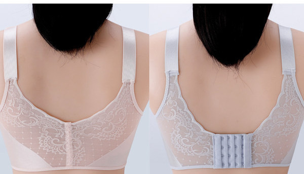 Māsu krūšturis ar regulējamām lencēm - aizdare mugurā