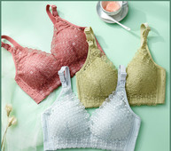 Mežģīņu krūšturis piemērots zīdīšanai - ar regulējamām lencēm