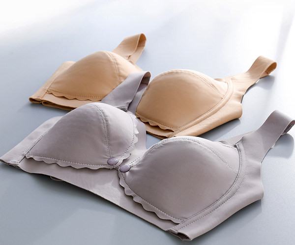 Bezšuvju krūšturis 2 gabali komplektā ar aizdari priekšpusē