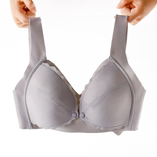 Bezšuvju krūšturis 2 gabali komplektā ar aizdari priekšpusē