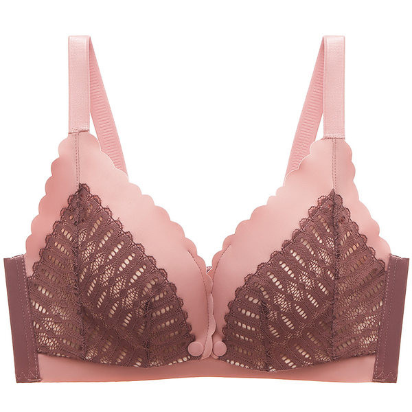 Mežģīņu krūšturis barošanai ar trīsstūrveida kausiņiem un regulējamām lencēm