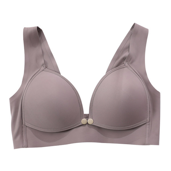 Jednobojni grudnjak sa širokim naramenicama - pogodan za dojenje