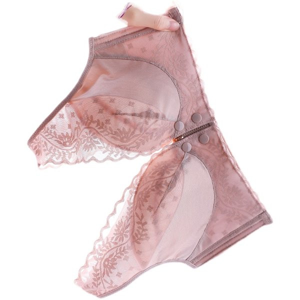 Δαντελένιο σουτιέν κατάλληλο για θηλασμό με μεταλλικό κούμπωμα μπροστά - 2 τεμάχια σε ένα σετ