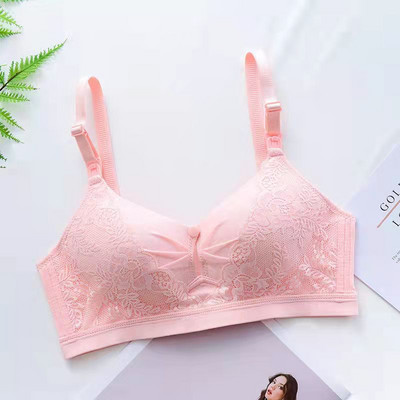 Kokvilnas krūšturis barošanai ar mežģīnēm