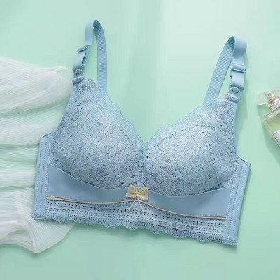 Sieviešu kokvilnas krūšturis, kas piemērots zīdīšanai