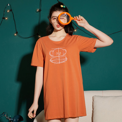 Moteriška spausdinta nėščiųjų pižama