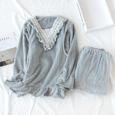 Λούτρινες χειμερινές πιτζάμες για εγκύους