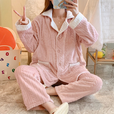 Λούτρινες χειμερινές πιτζάμες για εγκύους