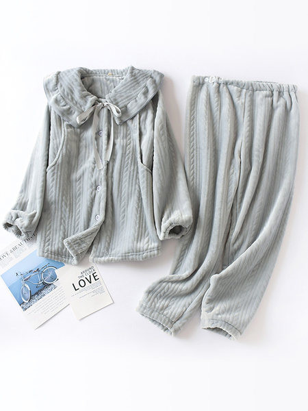 Λούτρινες χειμερινές πιτζάμες για εγκύους