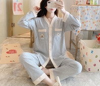 Jauna modeļa sieviešu grūtnieču pidžama - divi gab