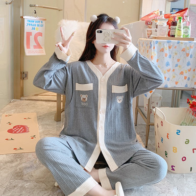 Jauna modeļa sieviešu grūtnieču pidžama - divi gab