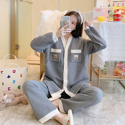 Jauna modeļa sieviešu grūtnieču pidžama - divi gab